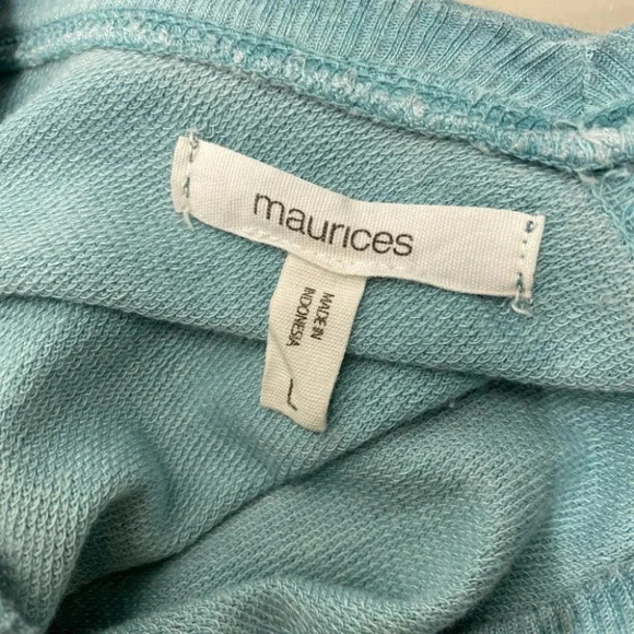 Maurices Distressed Sharkbite Hem Soft Shirt - Picture 6 of 10
